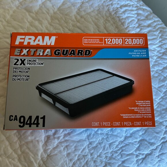 FRAM Extra Guard Air Filter CA9441 Engine Vehicle - Picture 1 of 9